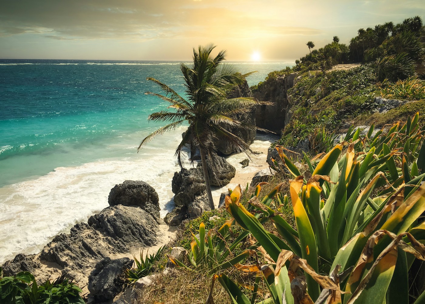 Riviera Maya coastal scene representing a foreign buyer's view from a new property